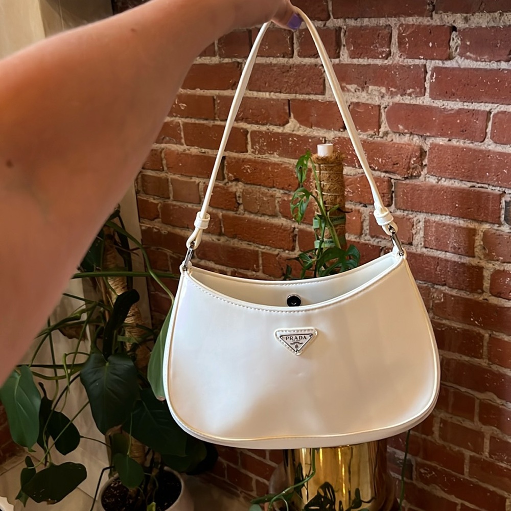 White purse